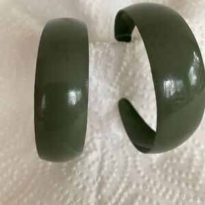 Vintage 1980's Metal Earrings